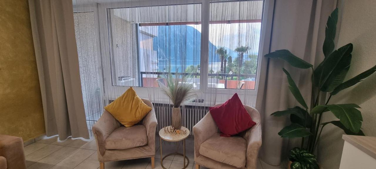 Relax-Lugano Lake Bissone Exterior foto
